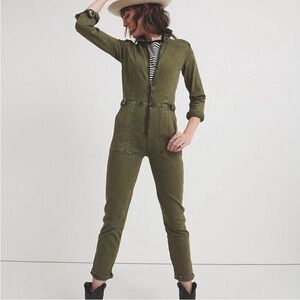 Green Aviator Jumpsuit︱Lucky Brand